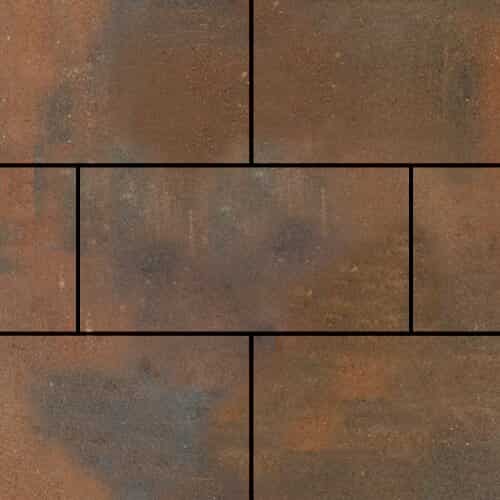 Тротуарная плитка Steinrus Парк Плейс Color Mix 80 мм