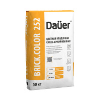 Цветная кладочная смесь армированная Dauer BRICK.COLOR 252 белая 50 кг