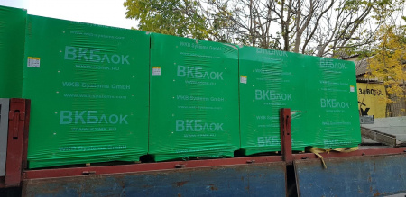 Пенобетонные П-образные блоки ВКБлок 500x200x250, D500